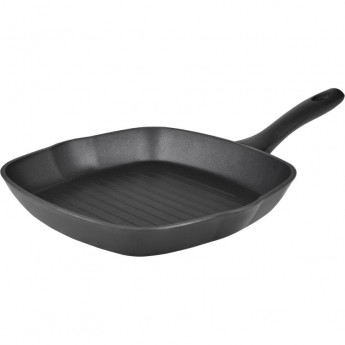 Сковорода-гриль с желобками для слива RONDELL 28х28х4,1 см